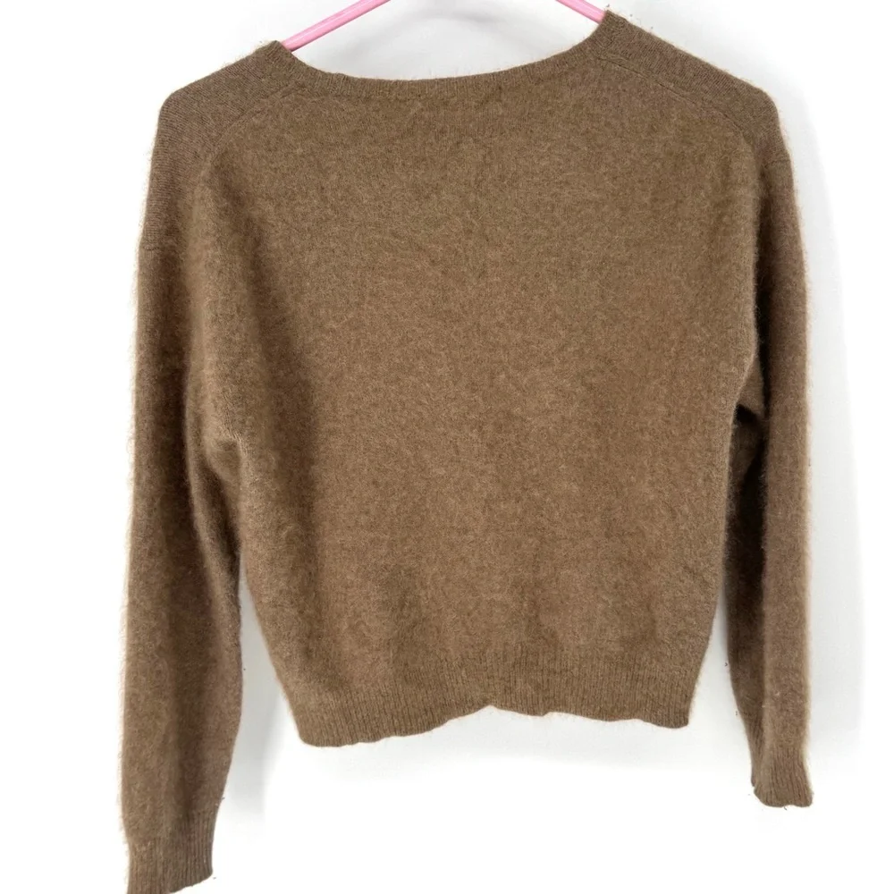 United arrow Closet story cashmere Cozycore brown Crew Neck Sweater medium